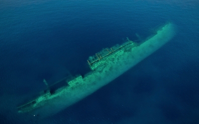 Umbria hajó roncs Vörös Tenger